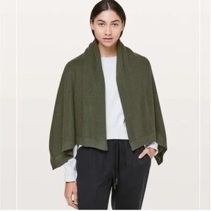 Lululemon Divinity Sweater, Scarf, Poncho
